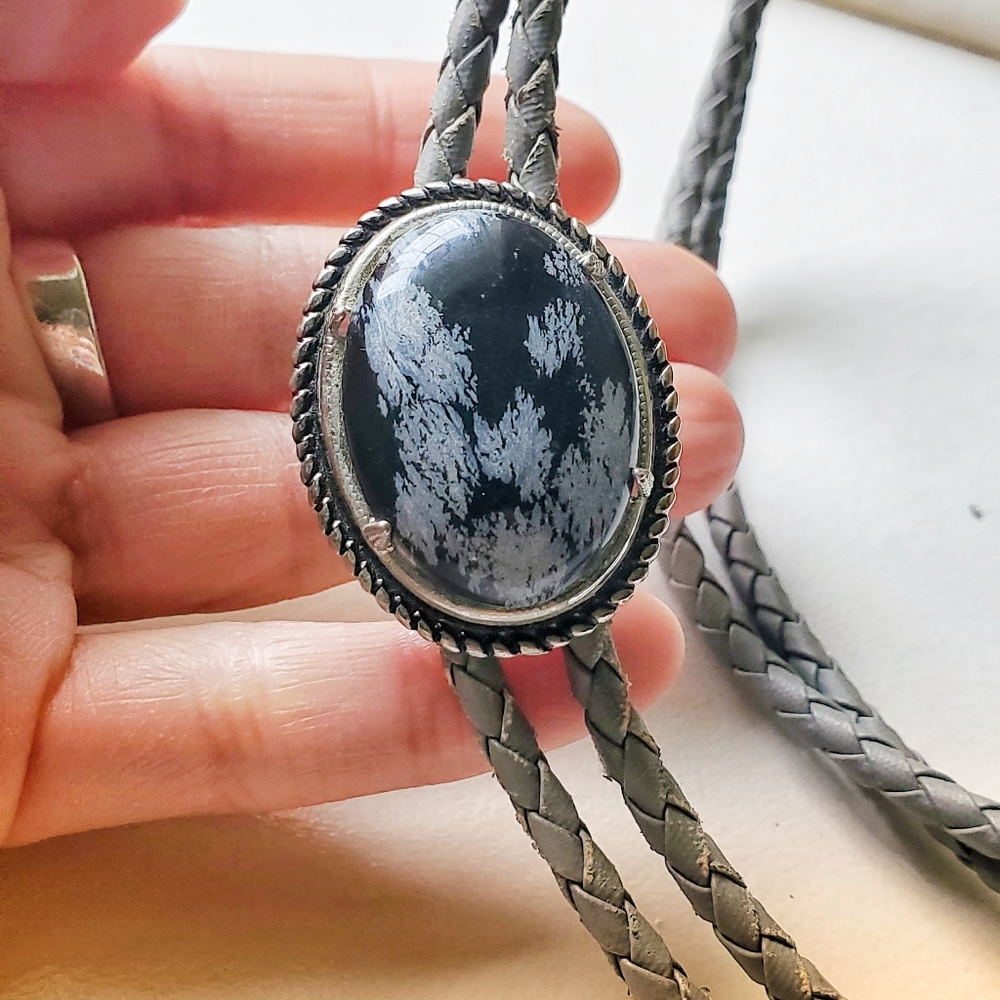 Vintage western bolo necklace